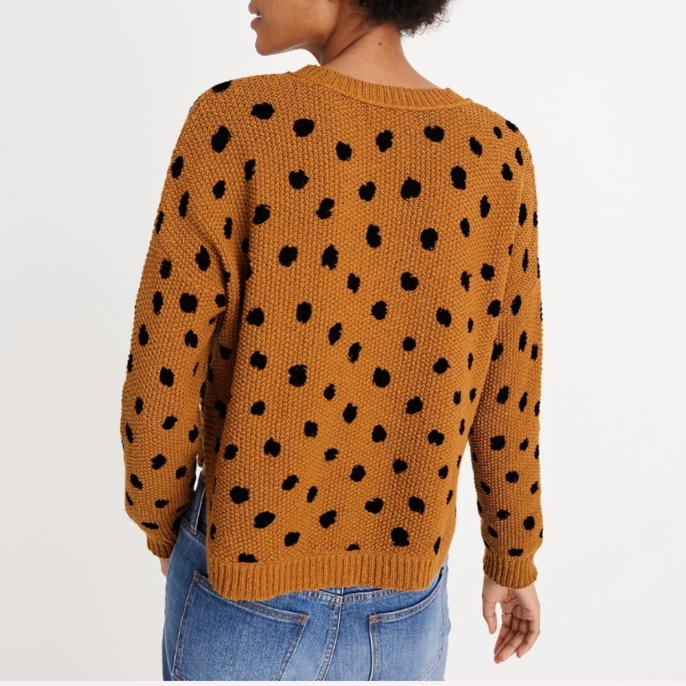 Madewell Painted Spots Pullover Sweater - Picture 3 of 5